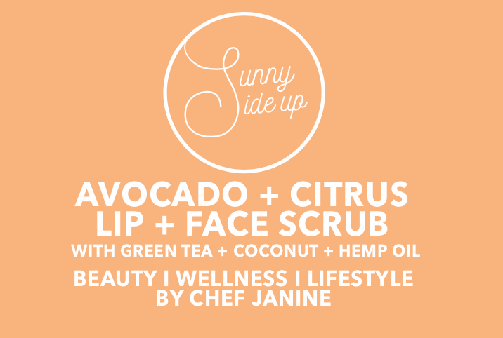 FACE + LIP SCRUB | avocado + citrus